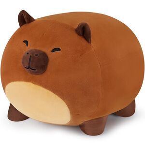 Capybara Plush Stuffed Animal-16'' Capybara Plush Toy, Capybara Plush Pillow, C
